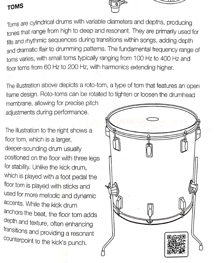 Roto-tom and floor tom