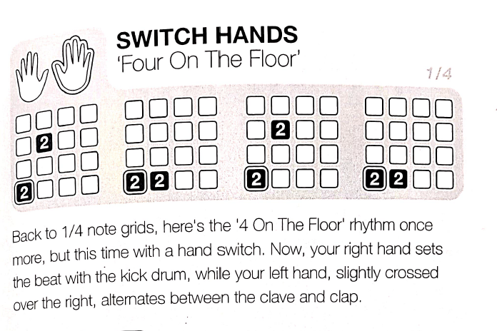 Switch Hands Four On The Floor pad grids
