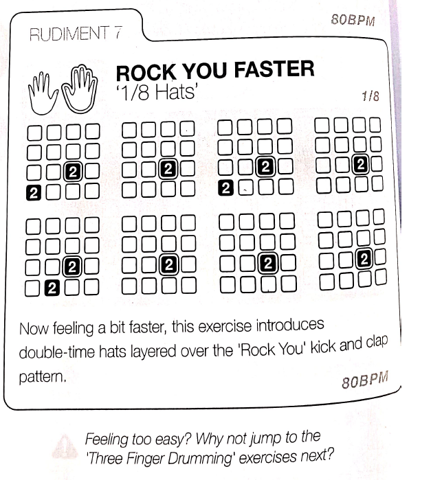 Rock You Faster 1/8 Hats pad grids