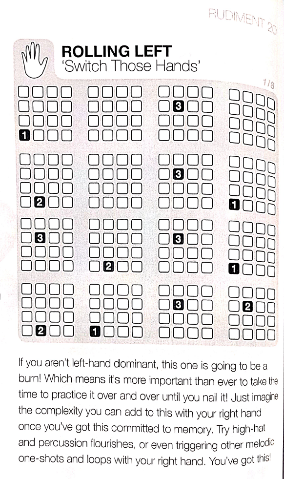 Rolling Left Switch Those Hands pad grids