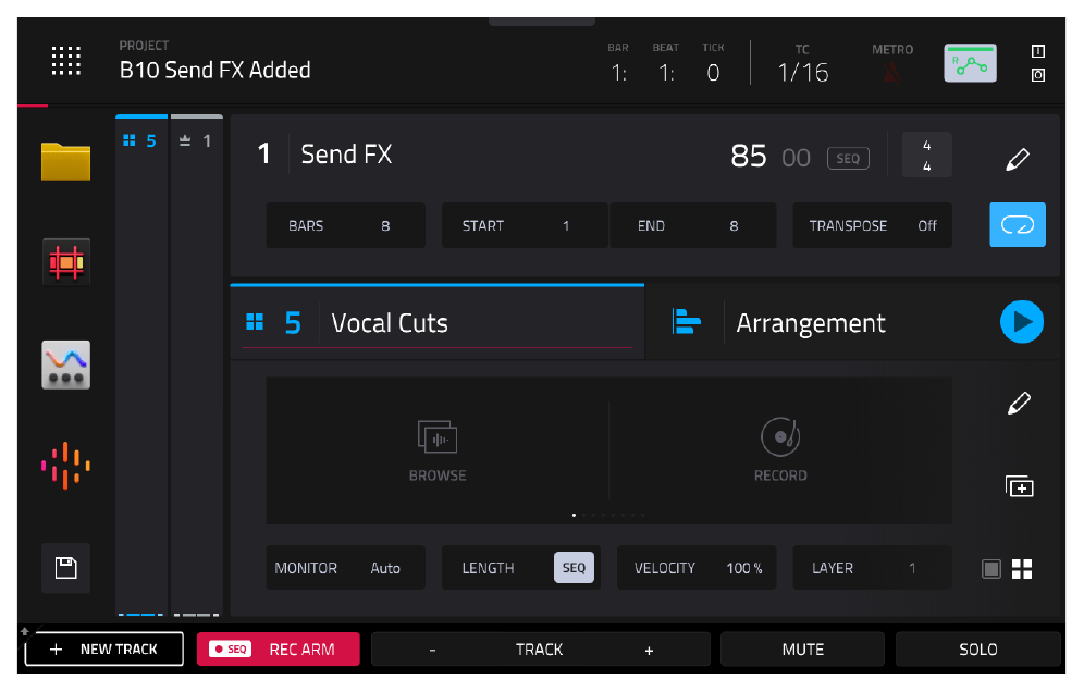 MAIN: трек 5 Vocal Cuts