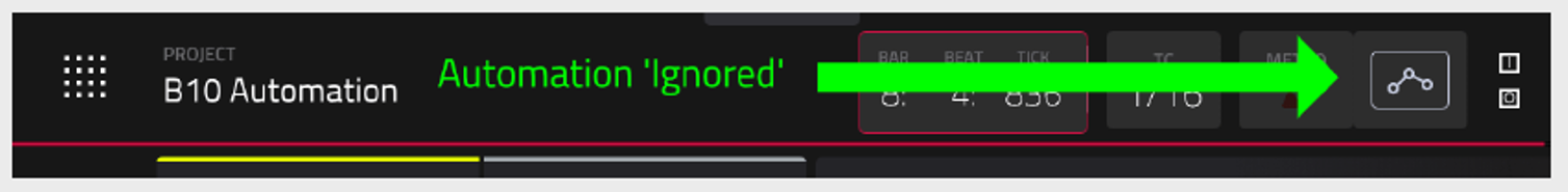 Иконка автоматизации Ignored (bypass)