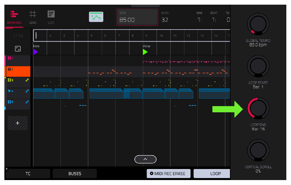 Q-LINK: LOOP END Bar 16