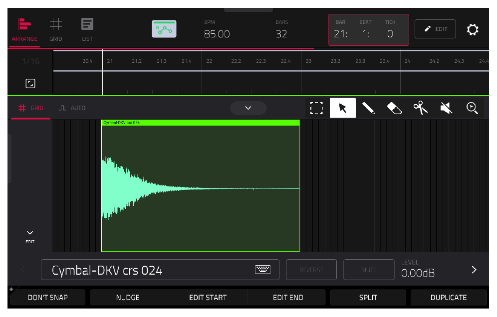 EDIT AUDIO: Cymbal-DKV crs 024